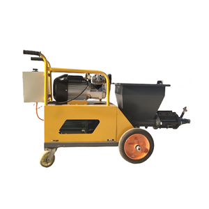 Nouvelle mini machine électrique de pulvérisation de mortier de ciment de plâtrage de mur avec la pompe pour la construction à usage domestique - Product Image 1