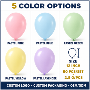 <span class=keywords><strong>Set</strong></span> di Palloncini in Lattice Lucido Pastello Feile, 50 Pezzi, 12 Pollici, Multicolore <span class=keywords><strong>Arcobaleno</strong></span>, per Decorazioni Festa di <span class=keywords><strong>Compleanno</strong></span>, Baby Shower, Addio al Nubilato - Product Image 2