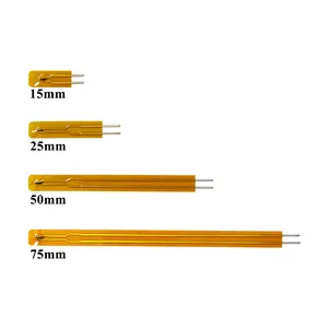 Termistor de película fina, 15mm, 25mm, 50mm, 75mm, 100k, ntc, mf55, sensores de termistor personalizables