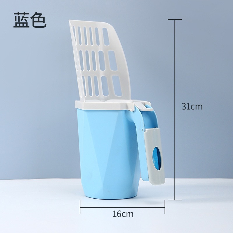 Grand bleu [Comprend un rouleau de sacs poubelles]