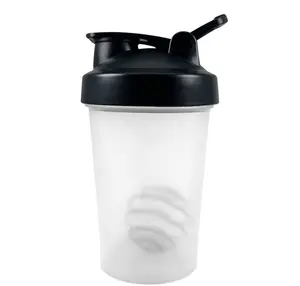 Biểu tượng tùy chỉnh BPA Free 400ml 600ml nhựa phòng tập thể dục tập thể dục Protein Shaker chai thể thao phòng tập thể dục chai nước rò rỉ bằng chứng chai cho tập luyện