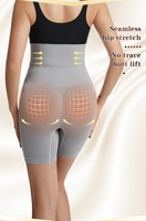 Culottes gainantes taille haute pour femme, sans couture, respirantes, effet ventre plat