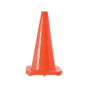 European types of Cheap Colored Flexible Traffic Cone Toy / Road Safety Cones / Green PVC Cone