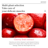 OEM IMAGES vente en gros gel douche gommage blanchissant et éclaircissant pour la peau de cerise pour les femmes