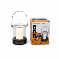 Lanterna da Campeggio Ricaricabile USB con Effetto Fiamma LED, Maniglia per Appendere, Power Bank, Impermeabile IP44, Dimmerabile per Patio, Glamping, Illuminazione di Emergenza