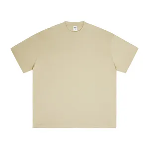 Leebol Fabrikant Leveren Drop Shoulder 220G 100% Katoen Oversized Tshirt Custom Print Unisex Blanco T-Shirt