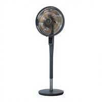 Luxuriöser 36-Gang Smart Standventilator mit Metallgehäuse, DC-Motor, Fernbedienung, Oszillation, Energieeffizienz, Antibakteriell, Höhenverstellbar