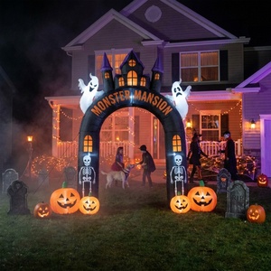 Décoration gonflable d'Halloween, fantôme effrayant avec lumières LED, décoration gonflable d'extérieur pour la fête d'Halloween - Product Image 3