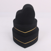 Boîtes Cœur Rose Luxe Unisexe Recyclables de 2 mm d'épaisseur avec Doublure en Velours, Prêtes pour Cadre Photo, Gaufrage et Dorure Personnalisables