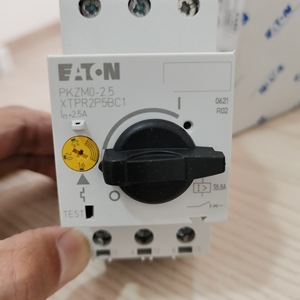 Interruptor de Protección de Motor Eaton Moeller PKZM0-2.5, 1.6-2.5A, Montaje en Riel DIN, Carcasa Moldeada de Plástico, Hecho en Alemania - Product Image 3