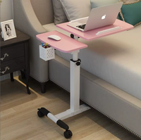 Bureau d'ordinateur en bois réglable de haute qualité Table de support Portable porte-stylo extensible petite Table de lit d'ordinateur portable pour une utilisation scolaire