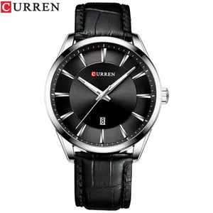 <span class=keywords><strong>Relojes</strong></span> de cuarzo de marca de lujo superior para hombres, <span class=keywords><strong>relojes</strong></span> de pulsera de 45 mm con correa de cuero, Reloj de moda orientado al deporte de negocios, Reloj Hombres - Product Image 4