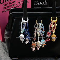 Hete Aanbieding Nieuw Ontwerp Gepersonaliseerde DIY SkullPanda Sleutelhanger Tas Portemonnee Charms Luxe Hangertjes Charms Op Maat