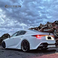 Nouveau Kit de carrosserie en Fiber de carbone pour 2021-2025 pour Lexus IS300 IS350 jupes latérales de pare-chocs avant améliorées diffuseur arrière