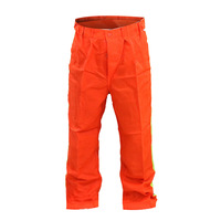 Combinaisons d'assainissement routier de style pompier pour hommes réfléchissantes orange Combinaison de nettoyage d'administration personnalisée pour le travail