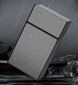 Ea599 Vintage étui à cigarettes en métal femmes fumée fumer boîte en fer blanc étanche Portable Laser joli <span class=keywords><strong>luxe</strong></span> argent or étuis personnalisés - Product Image 6