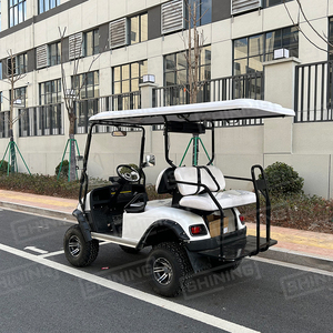 Chariot de golf OEM bon marché Véhicule utilitaire électrique 4 places voiturette de golf vintage - Product Image 4