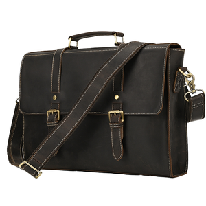 Sac à main pour homme en cuir véritable vintage Andong, sac bandoulière, sacoche pour ordinateur portable, sacoche souple, écologique, léger, grand format - Product Image 1