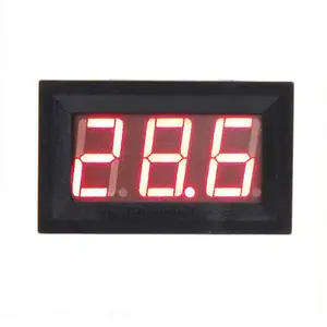 0,56 polegada Mini Voltímetro DC0-10V LED vermelho Painel Display Digital Voltage Meter Volt medidor LED Painel Monitor para bicicleta elétrica