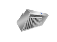 Penghisap Asap Dapur Jingzhilan, Penghisap Asap Listrik, Stainless Steel, Terpasang di Dinding, Berventilasi, untuk Dapur Komersial