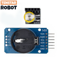 Module d'horloge de précision DS3231 IIC, mémoire DS3231SN /DS3231M en temps réel 3.3V/5V pour Raspberry Pi D06
