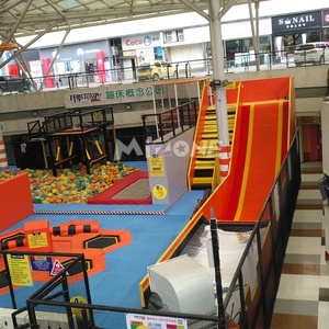 Aire <span class=keywords><strong>de</strong></span> jeux intérieure pour enfants, zone <span class=keywords><strong>de</strong></span> trampolines, parcours Ninja gonflable pour centre commercial, divertissement familial - Product Image 2