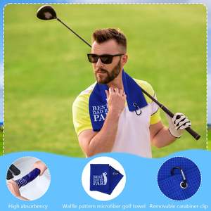 Kit d'accessoires de golf personnalisés, kit de nettoyage de clubs de golf, serviette en microfibre, brosse de nettoyage, outil de réparation, sac à balles pour hommes et femmes, cadeaux - Product Image 6