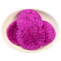 Hoogwaardige FD Dragon Fruit Schijfjes - Zoete Smaak 100% Natuurlijke Pitaya Knapperig Zonder Toegevoegde Suiker Vitaminerijk Vacuüm Verpakt Bulk