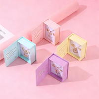 Becan nuovo Design a forma di libro portagioie orecchino collana bracciale confezione regalo gioielli contenitori di carta con Logo