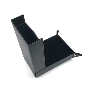 <span class=keywords><strong>Tour</strong></span> portable avec plateau, design pliable, rouleau à dés en cuir PU pour les jeux de table de rôle - Product Image 6