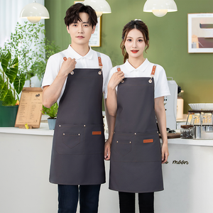 Biểu Tượng Tùy Chỉnh Nhà Bếp Làm Sạch & Nấu Ăn Polyester Tạp Dề Cho Nhà Hàng Và Sử Dụng Hàng Ngày Cho BBQ - Product Image 5