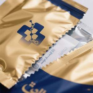 Golden Custom Printed Heat Seal Plastic Foil Three Side Seal Pouches for <b>Whey</b> <b>Protein</b> Powder Airtight High Quality Packaging - Product Image 5