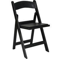 Chaise pliante d'extérieur en résine blanche pour événements, mariages, jardins, style Tiffany et Wimbledon, vente en gros, pour marchés en ligne chinois