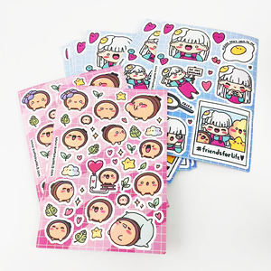 Kişiselleştirilmiş Tasarım Etiketleri Karikatür Su Geçirmez Kesilmiş Etiket Logo Yapışkanlı Etiket Baskı Vinil Özel Etiketler - Product Image 6