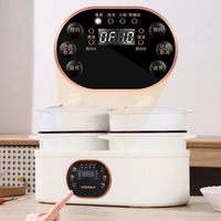 Autocuiseur électrique double cuve en gros, avec cuve de cuisson amovible, multifonctionnel, base chauffante intelligente, 2,1-4L