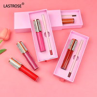 Kit de maquillage pour les lèvres rose, gloss à lèvres mat pailleté, huile à lèvres, crayon à lèvres vegan haute pigmentation, rouge à lèvres liquide, gloss à lèvres brillant, kit de crayon à lèvres