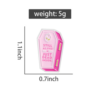 เข็มกลัดโลงสีชมพูประดับของขวัญ - Product Image 6