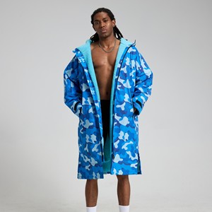 Veste camouflage à fermeture éclair intégrale pour homme, veste d'hiver imperméable pour homme, veste en polaire double couche pour homme - Product Image 6
