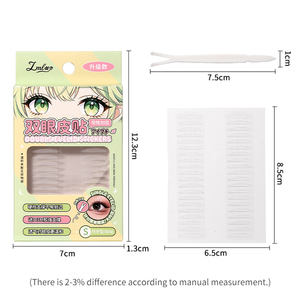 LMLTOP Bandes adhésives invisibles en forme de croissant <span class=keywords><strong>pour</strong></span> paupières doubles, 80 pièces, support puissant, étanches, <span class=keywords><strong>pour</strong></span> lifting des paupières - Product Image 4