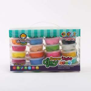 STARIVER 24 couleurs 15g Argile polymère super légère et souple à séchage à l'air pour enfants - Product Image 6