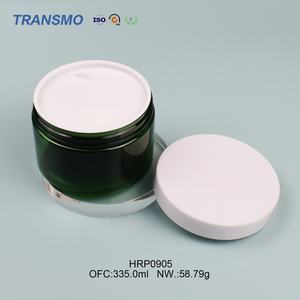 Pot vide pour gommage des lèvres avec bouchon, petit pot personnalisé avec logo, contenant pour soins de la peau, pots en plastique vert - Product Image 6