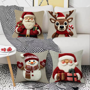 Fundas de Almohada Navideñas de Peluche Suave, Decorativas con Temática Festiva, Gran Venta - Product Image 3
