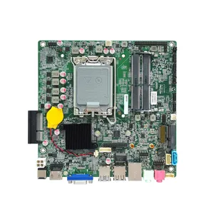 Motherboard desktop 1700 mini itx com in-tel Alder Lake 12th i3 12300 i5-12400 i7-12700 i9-12900 4K UHD