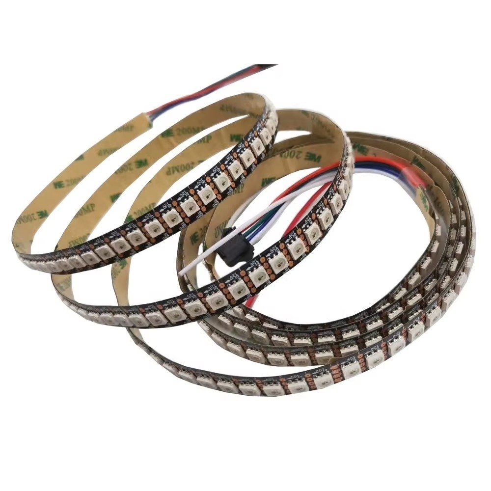 Flexible WS2811 RGBIC LED Strip Light DC12V PCB 12mm LED Strip 144Leds/m LED Strip Waterproof IP67 Used for Theme Park
