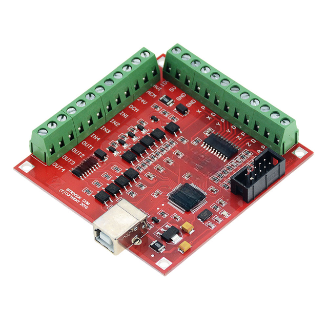 Development Board CNC USB MACH3 100Khz 4 Axis Interface Driver Motion Controller