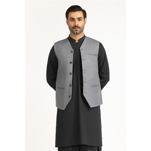 Chaleco de Boda Transpirable y Ecológico con Cuello Mandarín para Hombre, Precio Razonable, Nuevos Diseños, Estilo Hip Hop, Venta al Por Mayor - Product Image 4