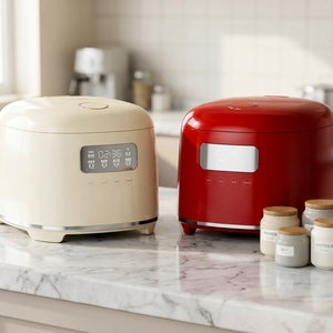 Minimalist 3L Household Rice Cooker 500W Intelligent Temperature Control and Keep Warm Pot Modern Touch Interface LED - Product Image 1