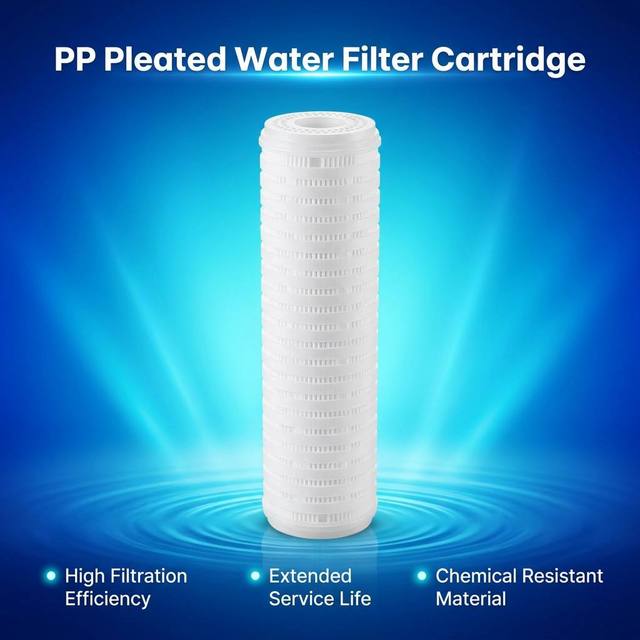 Sanitary Anti-pollution Folding Microporous PP Membrane Polytetrafluoro Polyethersulfone Beverage Filter Cartridge Element