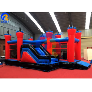 Mini parcours d'obstacles commercial gonflable et enfant en bas âge maison de rebond gonflable videur toboggan Combo saut maison fête - Product Image 1