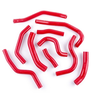 Durite de refroidissement de radiateur en silicone pour Honda <span class=keywords><strong>Transalp</strong></span> <span class=keywords><strong>600</strong></span> XL600V 1987-1993 Kit de durite en silicone - Product Image 3